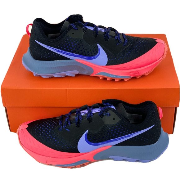 Nike Shoes - NEW Nike Air Zoom Terra Kiger 7 Black Red Purple Women's Trail Running Shoes
